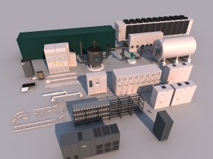 industrial equipment 3Dモデル