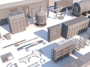 industrial equipment 3D Model