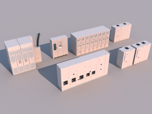 equipment cabinet 3D Model