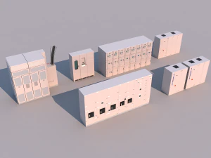 armadio per attrezzature Modello 3D