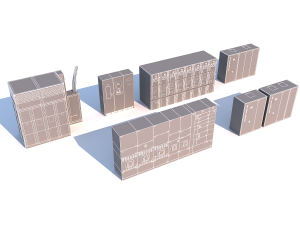 equipment cabinet Model 3D