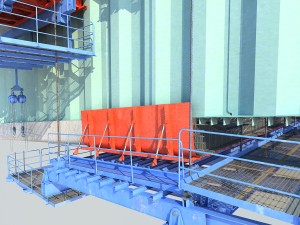 bridge construction hanging basket 3D 모델