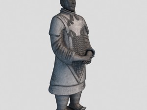 soldier statue Modello 3D