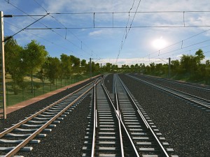 railway Modelo 3D