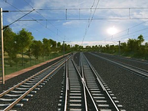 railway 3D Model