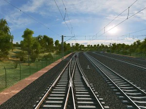 railway 3D Model