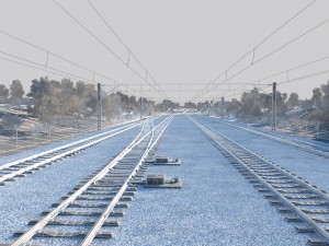 railway Modelo 3D