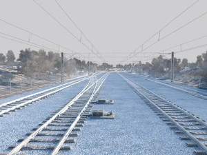 railway 3D Model