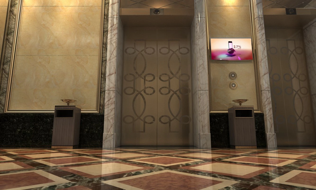 elevator hall 3D Model .c4d .max .obj .3ds .fbx .stl .blend 