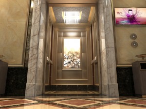 elevator hall Model 3D
