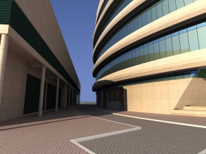 etisalat telecommunications building 3D मॉडल