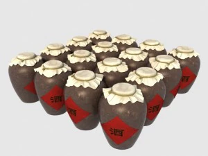 toples anggur Model 3D