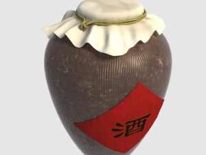 wine jar Modelo 3D