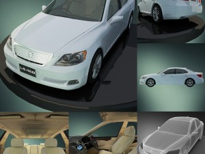 lexus460 3Dモデル