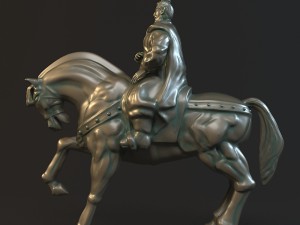 statue of the general 3Dモデル