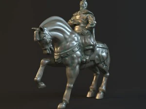 statue of the general 3D Model