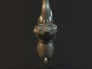statue of the general Modèle 3D