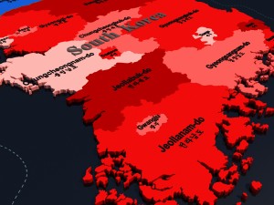 korean peninsula 3D 模型