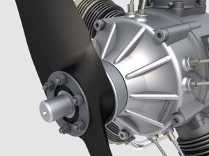 radial engine 5 3D Model