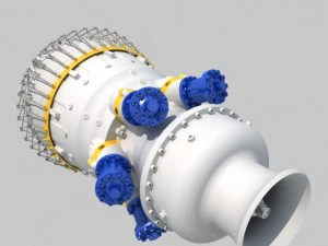 turbine engine 01 3D Model