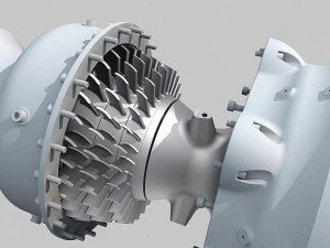 turbine engine 01 3D Model
