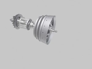 turbine engine 01 3D Model