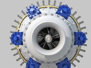 turbine engine 01 3D Model
