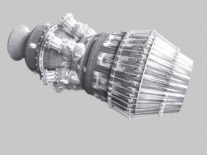 turbine engine 01 3D मॉडल