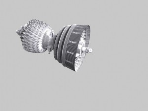 turbine engine 01 3D मॉडल