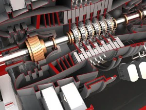 turbine engine 02 3D Model