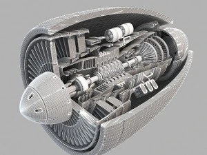turbine engine 02 3D Model
