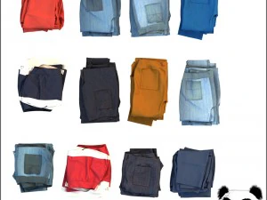 katlanmış giysiler 3D Model