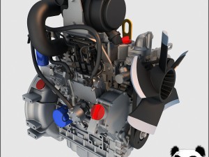 engine 3D Model