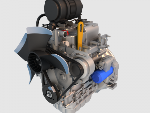 engine 3D Model
