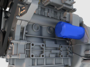 engine 3D Model
