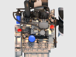 engine 3D Model