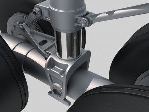landing gear 3D मॉडल