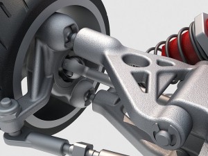 racing car chassis 3Dモデル