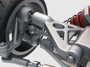 racing car chassis 3D Model