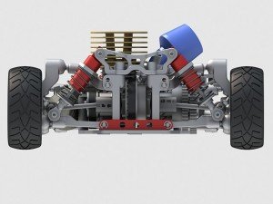 racing car chassis 3Dモデル