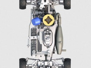 racing car chassis 3Dモデル
