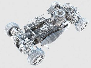 racing car chassis 3D Model