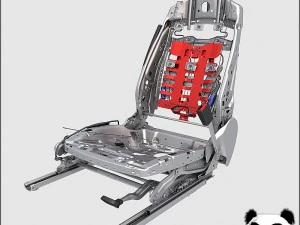 conjunto de assento Modelo 3D