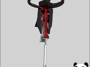 piantone dello sterzo Modello 3D