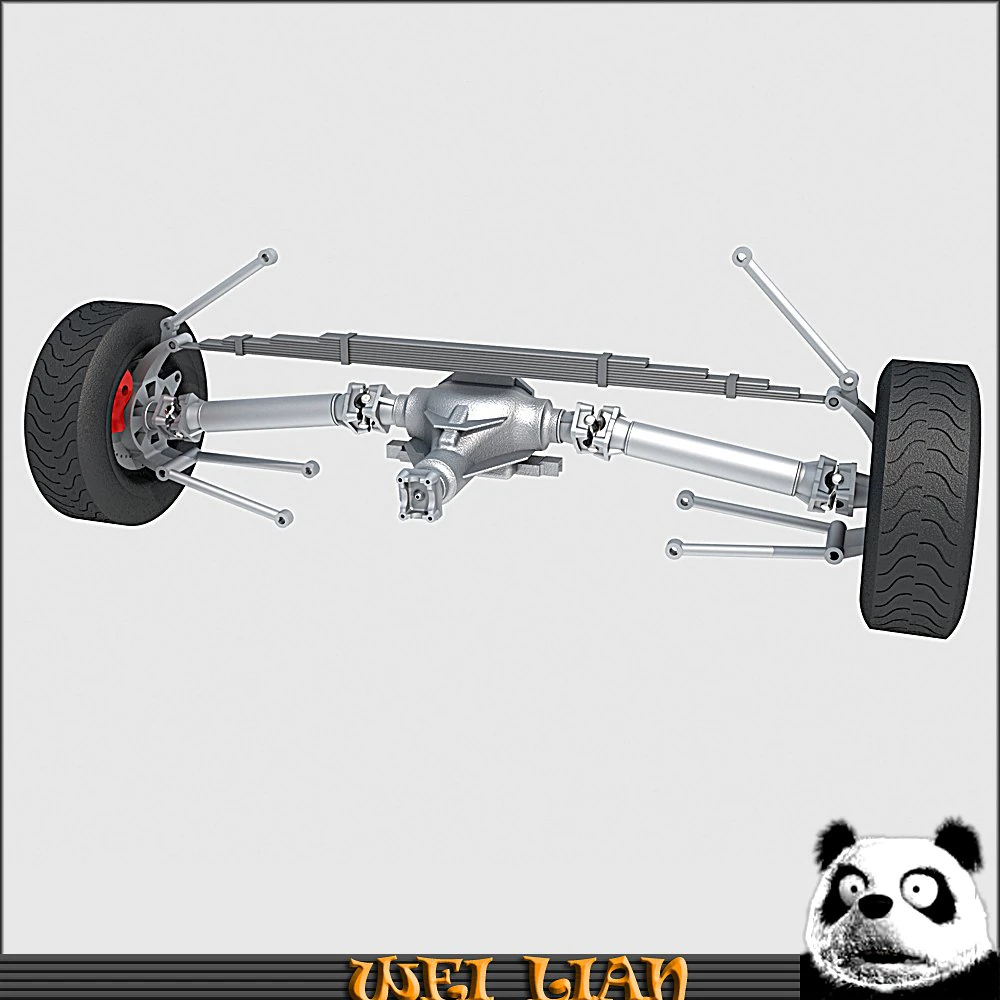 suspension 02 3D Model .c4d .max .obj .3ds .fbx .stl .blend 