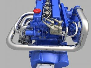 l4 engine 3D Model