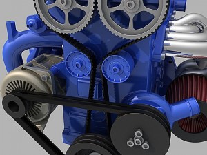l4 engine 3D Модель