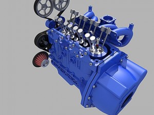 l4 engine 3D Модель