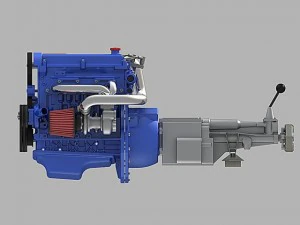 l4 engine 3D Model
