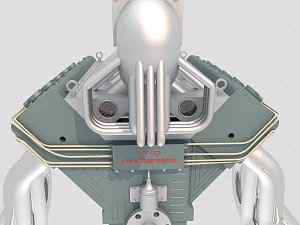 V10发动机 3D 模型